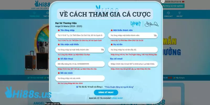 Về cách tham gia cá cược